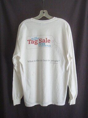 Vintage Central Park Biggest Tag Sale Ever Event Tee Long Sleeve Shirt